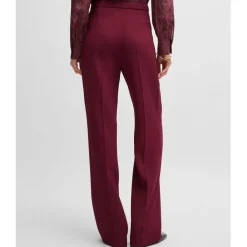 Boss Tozera Regular-Fit Trousers in Red