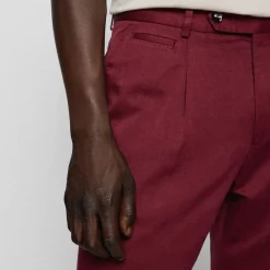 Boss T-Peet Trousers in Red