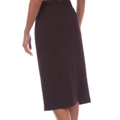 Boss Vepeplum Skirt in Red