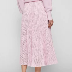 Boss Veplica Skirt in Pink