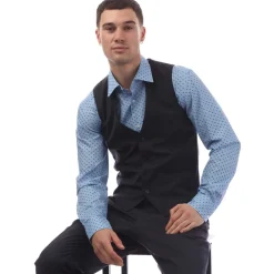 Boss Vin194 Waistcoat in Navy