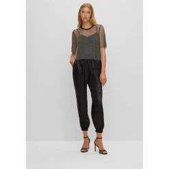 Boss Womens Tinta Trousers in Black