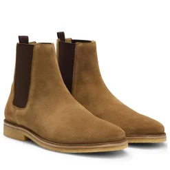 Boss X Beckham Chelsea Boots in Beige