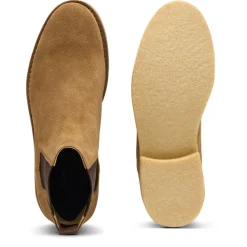 Boss X Beckham Chelsea Boots in Beige