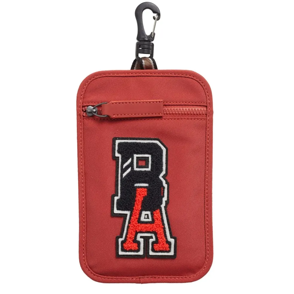 Boss x Russell Athletic Neck Pouch in Red