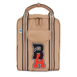 Boss x Russell Athletic Squared Backpack in Beige