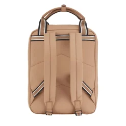 Boss x Russell Athletic Squared Backpack in Beige