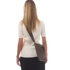 Boss Zair Zipped Envelope Bag in Green