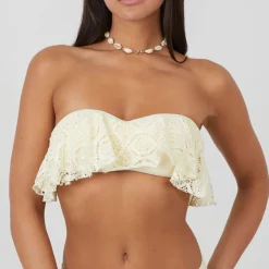 Brave Soul Bkini Top in Yellow