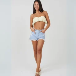 Brave Soul Bkini Top in Yellow