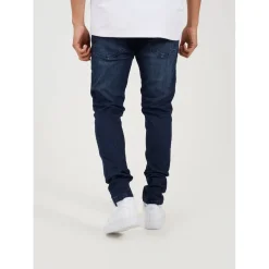 Brave Soul Blue Biker Jean in Blue