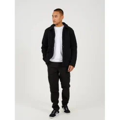 Brave Soul Borg Jacket in Black