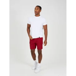 Brave Soul Cargo Shorts in Red