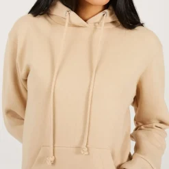 Brave Soul Classic Hoodie in Beige