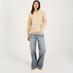 Brave Soul Classic Hoodie in Beige