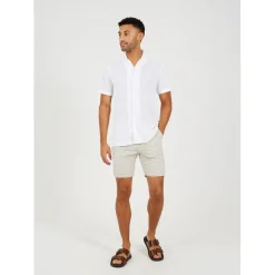 Brave Soul Cotton Shorts in Blue