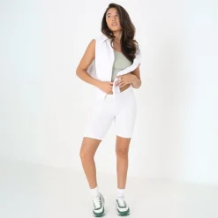 Brave Soul Cycling Shorts in White