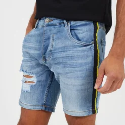 Brave Soul Denim Shorts in Blue