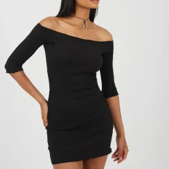 Brave Soul Mini Dress in Black