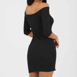 Brave Soul Mini Dress in Black