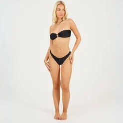 Brave Soul Rise Bikini Bottoms in Black
