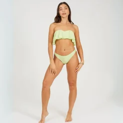 Brave Soul Rise Bikini Bottoms in Green