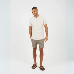 Brave Soul Shorts With Leaf Print in Grey