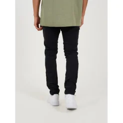 Brave Soul Wash Bike Jean With Stitch Detail in Grey