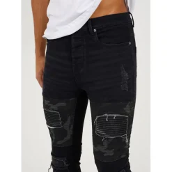 Brave Soul Wash Biker Jean in Grey