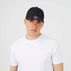 Brave Soul With Stripe Detail in Black