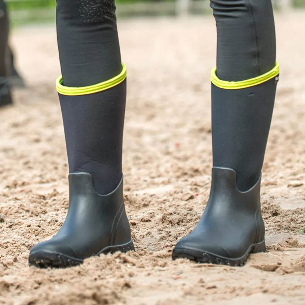 Brogini Belmont Waterproof Mid Calf Muck Boots in Black