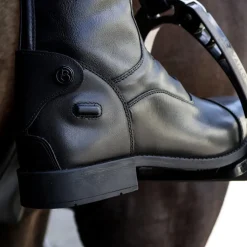 Brogini Como Laced Front Long Riding Boots in Black