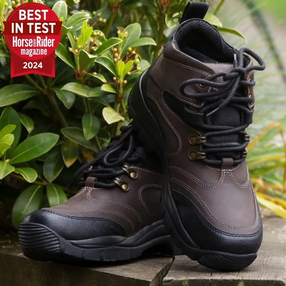 Brogini Montiere Heavy Duty Waterproof Yard Boots in Brown