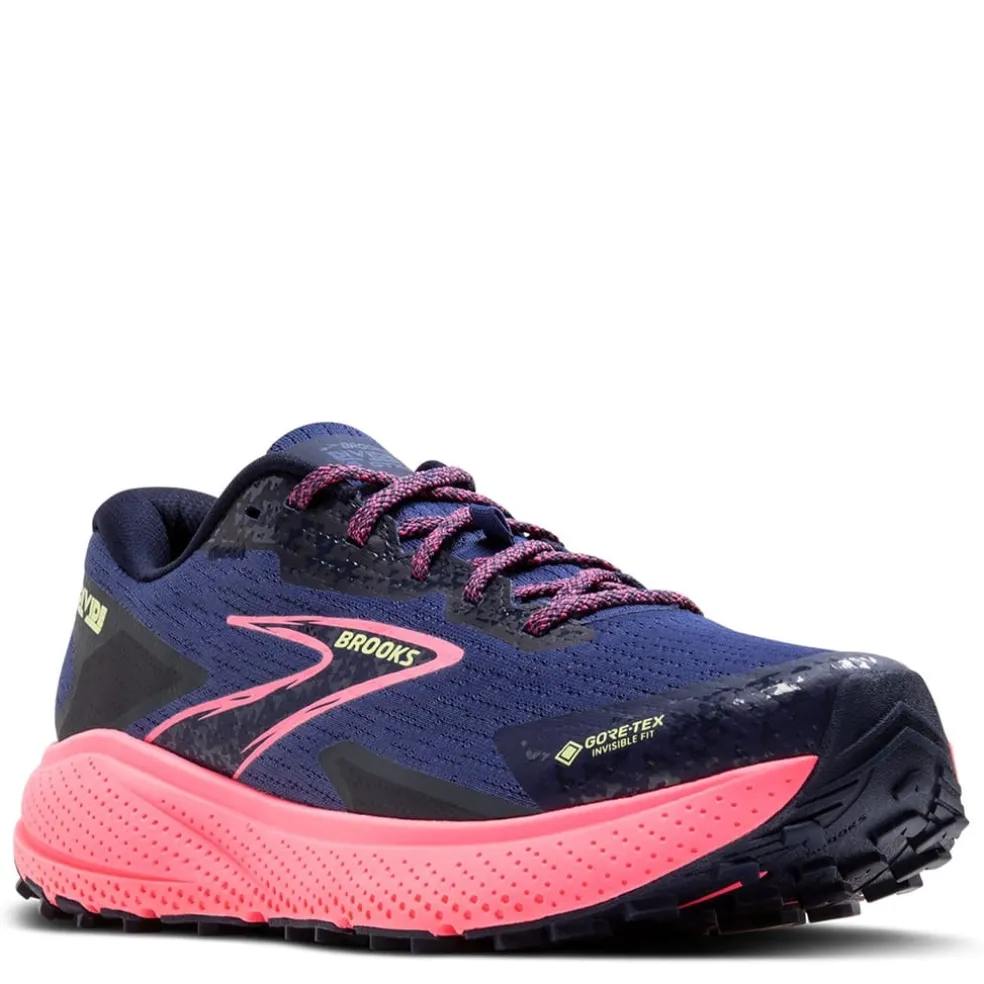 Brooks Womens Divide 5 GorE-Tex Running Shoes in Grey