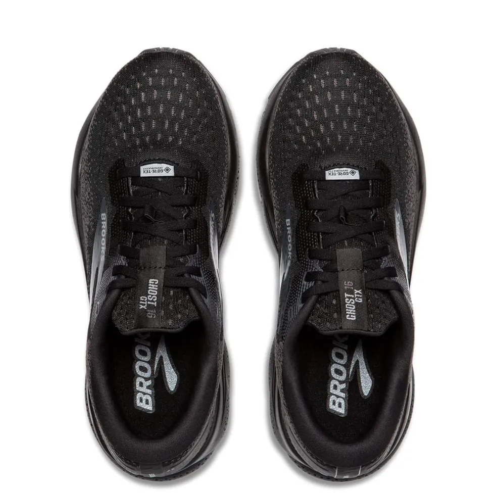 Brooks Womens Ghost 16 GorE-Tex Running Shoes in Black