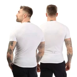 Calvin Klein 2 Pack of Essential Crew T-Shirts in White
