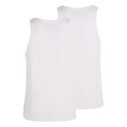 Calvin Klein 2 Pack of Lounge Tank Tops in White