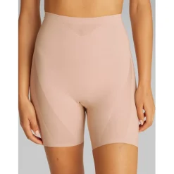 Calvin Klein Firm Thigh Slimmer Athletic Shorts in Nude