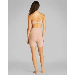 Calvin Klein Firm Thigh Slimmer Athletic Shorts in Nude