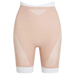 Calvin Klein Firm Thigh Slimmer Athletic Shorts in Nude