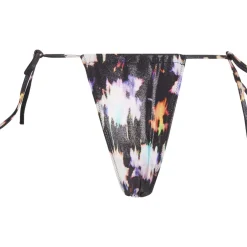 Calvin Klein Foil Tie Bikini Bottom in Purple