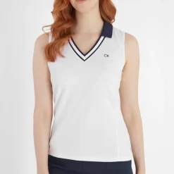 Calvin Klein Golf G Polo in White