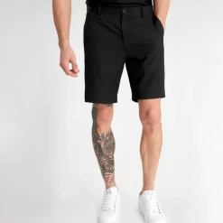 Calvin Klein Golf Logo Print Chino Bermuda Shorts in Black