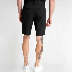 Calvin Klein Golf Logo Print Chino Bermuda Shorts in Black