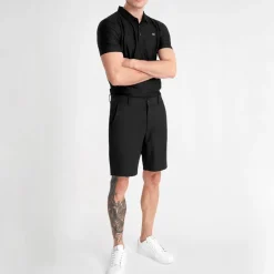 Calvin Klein Golf Logo Print Chino Bermuda Shorts in Black