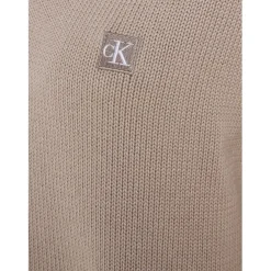 Calvin Klein Jeans Neck Pullover Sweater in Pink