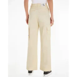 Calvin Klein Jeans Cargo Pants in Cream