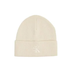 Calvin Klein Jeans Embro Beanie in Beige