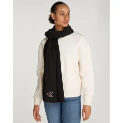 Calvin Klein Jeans Embro Scarf in Black