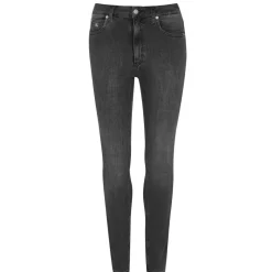 Calvin Klein Jeans High Rise Skinny Jeans in Grey